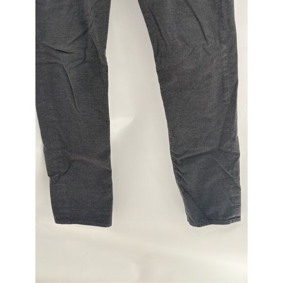 AG Adriano Goldschmied Pants The Graduate Men 33 x 32 GRAY Sueded Tailored Leg - Picture 4 of 13